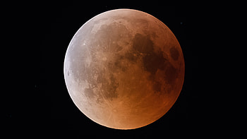 Close-up, Lunar Eclipse HD wallpaper