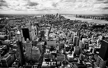 New York, Black and White, Travels, Skyscrapers HD wallpaper