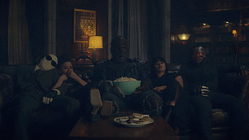 Doom Patrol watching a movie, Cyborg (DC Comics), TV Show, Doom Patrol HD wallpaper