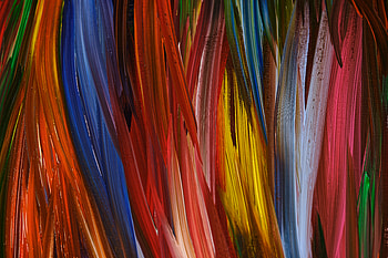 Abstract, Divorces, Multicolored, Motley, Paint, Strokes HD wallpaper