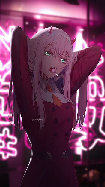 Zero Two, magenta, 02, ANASXART, pink, Zero_Two, Love, Darling HD phone wallpaper