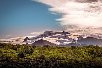 Iceland, landscape, mountains, sunny day, nature HD wallpaper