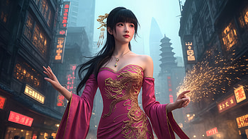 AI Art, Woman HD wallpaper