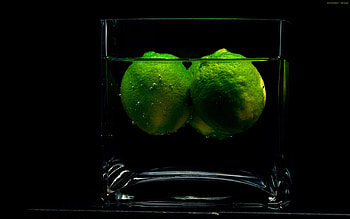 Lime, Dark, Liquid, Shadow, Glass, Fruit HD wallpaper