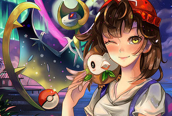 20 Lunala, Pokmon, Cedil HD wallpaper