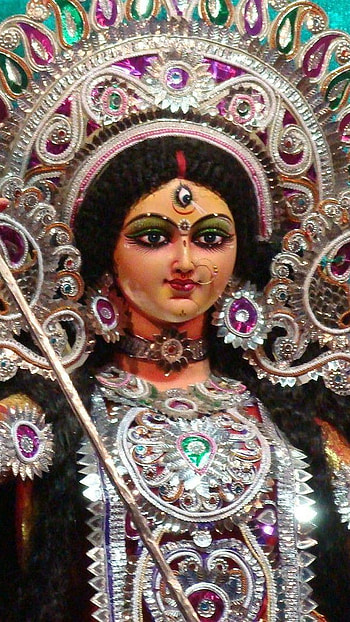 Durga Maa, visalakshi, devotional HD phone wallpaper