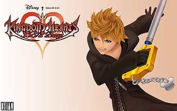 Roxas battle days, Kingdom Hearts series, Gaming artwork, Kingdom Hearts 3 HD wallpaper