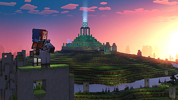 video game, Minecraft Legends HD wallpaper