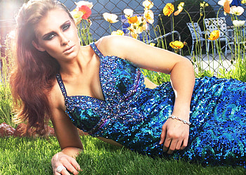 Lovely Blue Dress, blue, lady, dress, lovely HD wallpaper