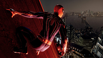 Spiderman Climb Through Wall, spiderman-ps4, superheroes, games, 2018-games, ps-games HD wallpaper