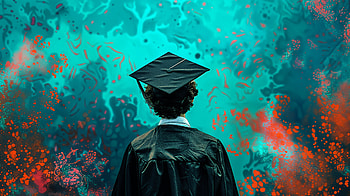 Graduation Dreams: A Stunning Ultra, graduation, Student, cap, colorful, celebration HD wallpaper