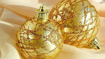 Gold Christmas Decorations, Gold, Christmas, Decorations HD wallpaper