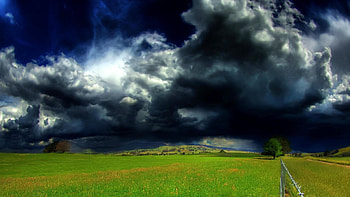 landscape sky stormy - HD wallpaper