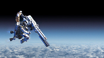 Space Sniper, astronaut, Sci Fi, weapon HD wallpaper