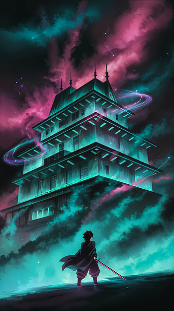Tanjiro Kamado, samurai, katana HD phone wallpaper
