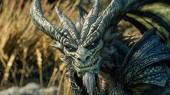 Majestic Dragonborn: of a Fierce Monster, monster, Dragonborn HD wallpaper