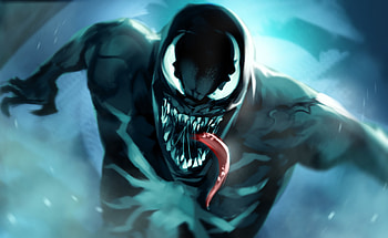 Venom, villain, sketch, art HD wallpaper