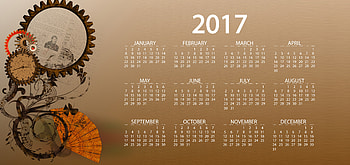 2017 Calendar , calendar HD wallpaper