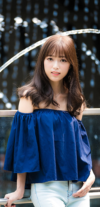 brunette, model, woman, asian HD phone wallpaper