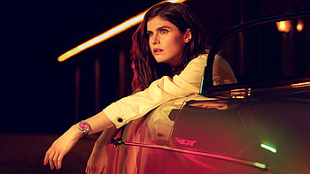 Alexandra Daddario Tagheuer 2025, alexandra-daddario, celebrities, actress, hoot HD wallpaper