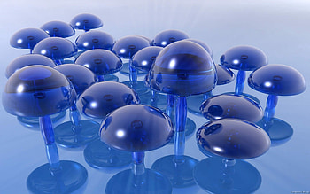 Transparent, 3D, Surface, Form, Glass, Oval HD wallpaper