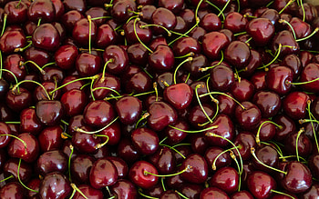Cherries, fruit, food, red HD wallpaper