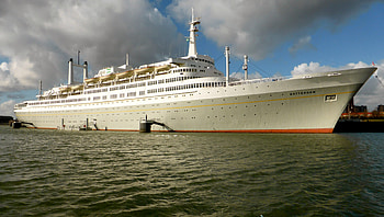 SS Rotterdam, rotterdam, ship, liner, ocean HD wallpaper