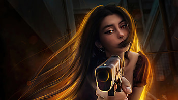 Do Not Fire, gun, artist, artwork, digital-art HD wallpaper