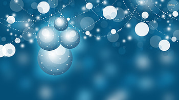 Blue Christmas Baubles, Baubles, Christmas, Blue HD wallpaper