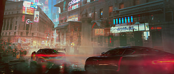 Car Racers , cars, racing, artist, artwork, digital-art, artstation HD wallpaper