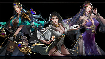 Fantasy girl, frumusete, fantasy, girl, lu jieyun, trio HD wallpaper