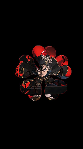 Black Clover Asta, Black Clover Logo HD phone wallpaper