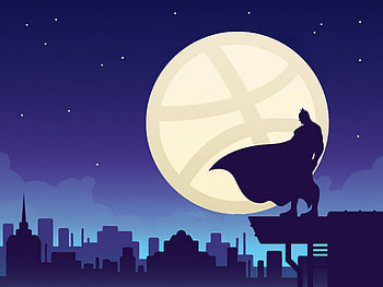 Batman Gotham Moon, batman, superheroes, artist, artwork, digital-art HD wallpaper