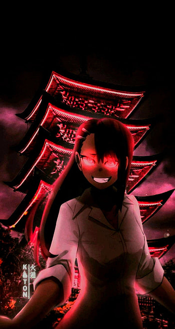 Nagatoro, red, magenta HD phone wallpaper