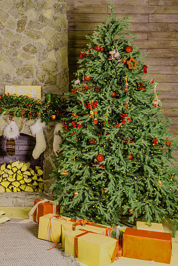 Christmas tree, Stunning , , Festive display HD phone wallpaper