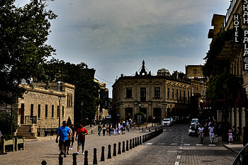 Old Baku City HD wallpaper