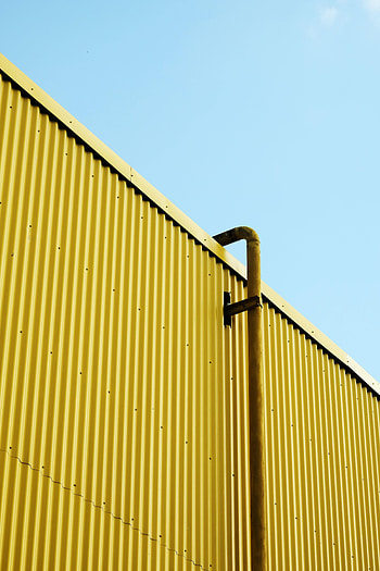 Building, Minimalism, Trumpet, Pipe HD phone wallpaper