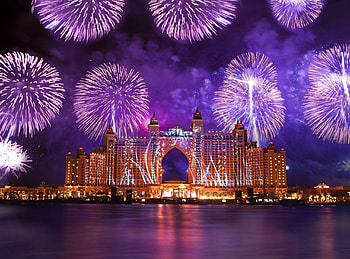 Dubai Hotel Fireworks, Fireworks, Hotel, Dubai, new HD wallpaper