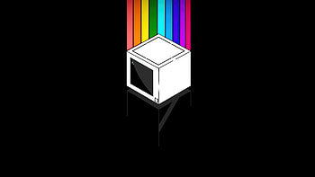 Retro Vintage Computer Minimal , computer, minimalism, minimalist, dark, black, artist, artwork, digital-art, deviantart HD wallpaper