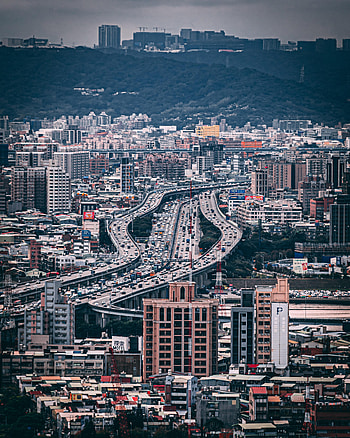 Cities, Roads, Architecture, City, Building, View From Above HD phone wallpaper