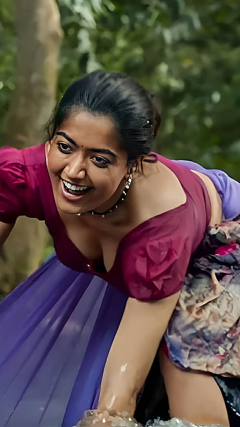 Rashmika mandanna, pushpa, telugu actress HD phone wallpaper