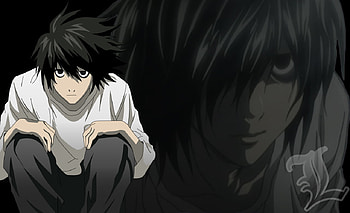 L, death note, anime HD wallpaper