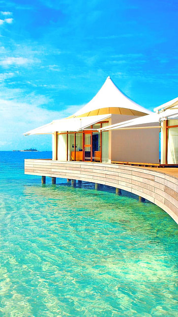 Beach Vacation Cabins, graphy, holiday HD phone wallpaper