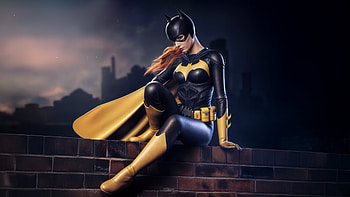 Batgirl Justice Reborn, batgirl, superheroes, artwork, art, digital-art, ai, deviantart HD wallpaper