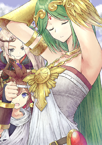 Kid Icarus , Anime-inspired artwork, Memorable scenes, Fan appreciation HD phone wallpaper