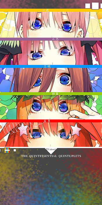 Anime Girl, Fan Art, The Quintessential quintuplets HD phone wallpaper