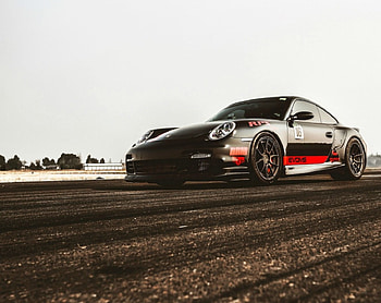 Porsche-997-Turbo, Track, Black, Turbo, Porsche HD wallpaper