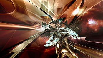 Q's Apoxia, CGI, abstract, graphics, space, 3D, multicolor HD wallpaper