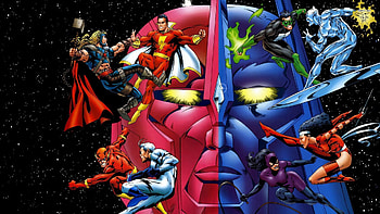 DC Comics vs Marvel superheroes - Comic - HD wallpaper