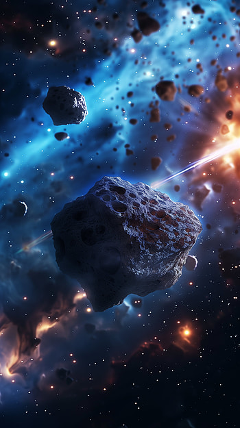 Cosmic Meteorite Voyage - Space, space HD phone wallpaper